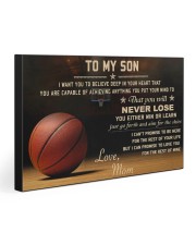 TO MY SON 30x20 Gallery Wrapped Canvas Prints front