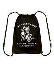 MY HOBBIES Drawstring Bag tile