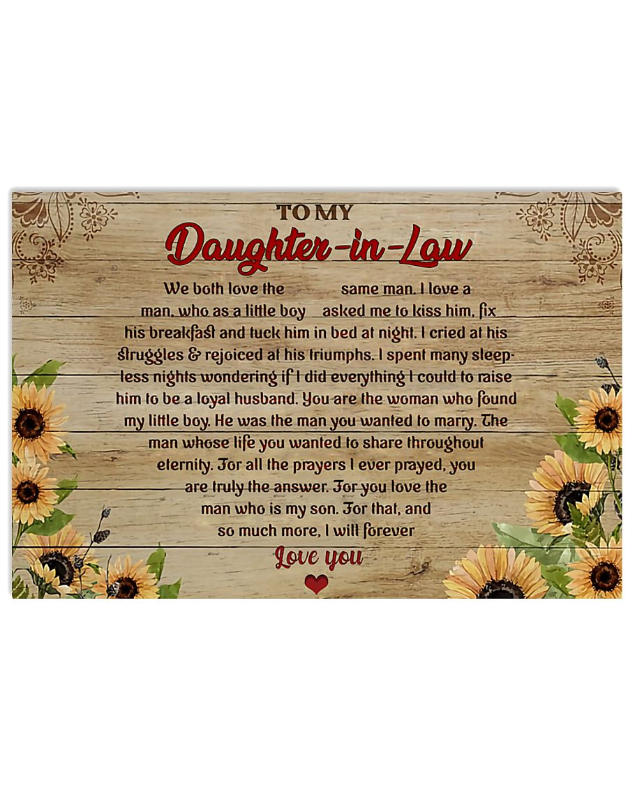 TO MY DAUGHTER-IN-LAW - MB334 36x24 Poster