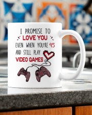 WHEN YOU'RE 45 AND STILL PLAY VIDEO GAMES Mug ceramic-mug-lifestyle-57