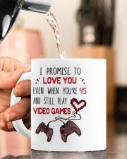 WHEN YOU'RE 45 AND STILL PLAY VIDEO GAMES Mug ceramic-mug-lifestyle-65