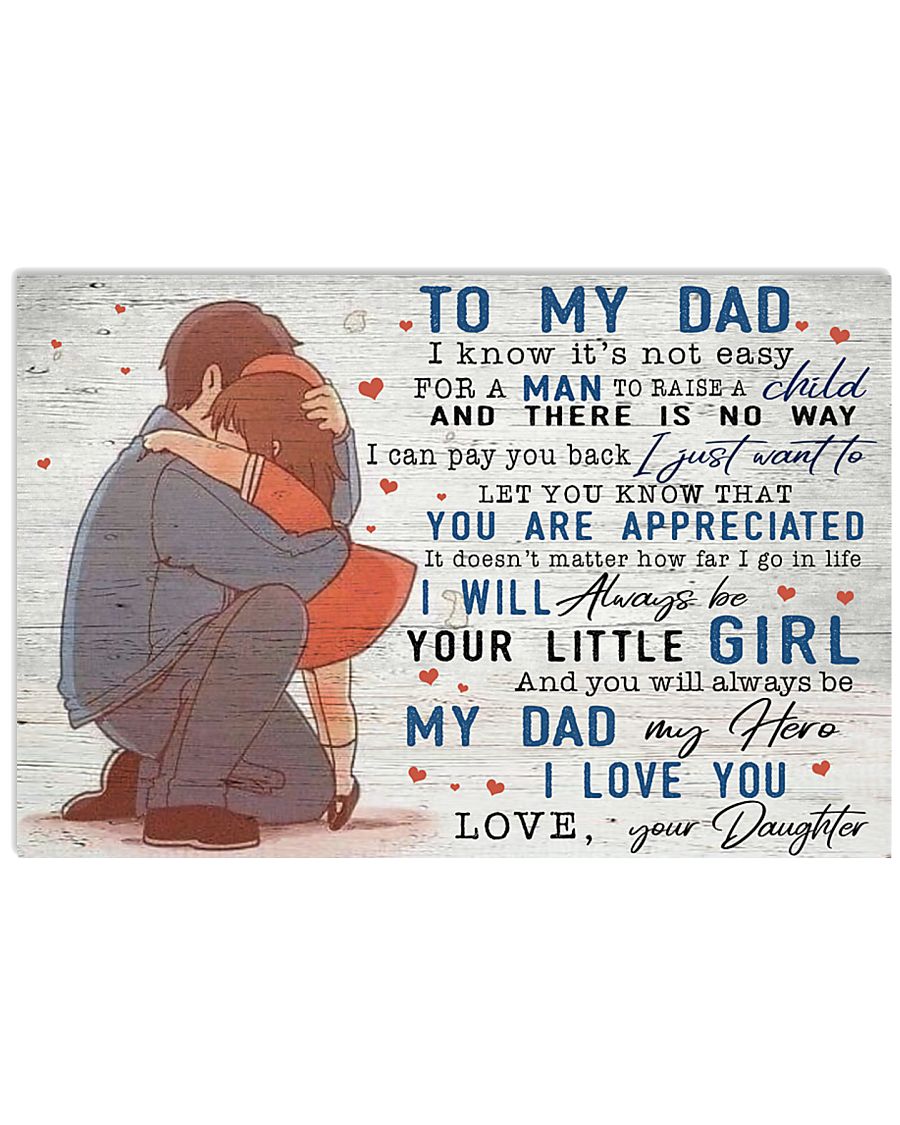 TO MY DAD - MB148 24x16 Poster