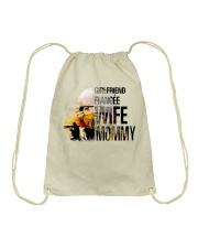 WIFE MOMMY Drawstring Bag tile