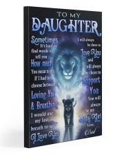 TO MY DAUGHTER 20x30 Gallery Wrapped Canvas Prints front
