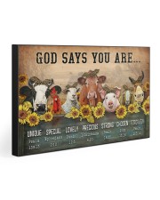 GOD SAYS YOU ARE 30x20 Gallery Wrapped Canvas Prints front