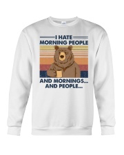 I HATE MORNING PEOPLE Crewneck Sweatshirt tile