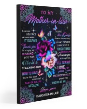 TO MY MOTHER IN LAW 20x30 Gallery Wrapped Canvas Prints front