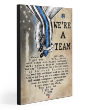 WE'RE A TEAM 20x30 Gallery Wrapped Canvas Prints front