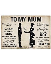 TO MY MUM 36x24 Poster front
