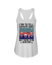I TRY TO TELL CHEMISTRY JOKES Ladies Flowy Tank tile
