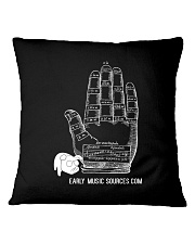 The Guidonian hand on a pillow or a coaster Square Pillowcase front