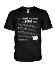 EMS Serenissima font V-Neck T-Shirt thumbnail