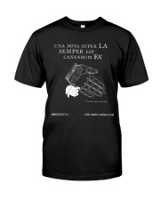 Una nota super la semper est canendum fa Classic T-Shirt front