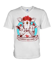 Friends Not Food V-Neck T-Shirt tile
