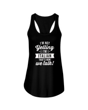 I'm Not Yelling I'm Italian T-Shirt Ladies Flowy Tank thumbnail