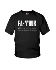 Fathor way cooler Dad Shirt Youth T-Shirt thumbnail