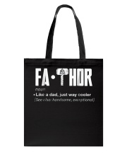 Fathor way cooler Dad Shirt Tote Bag thumbnail