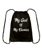 My God vs My Enemies TShirt Drawstring Bag thumbnail