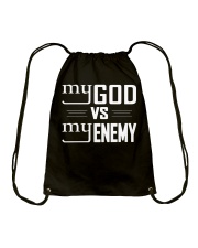 My God vs My Enemies TShirt Drawstring Bag thumbnail