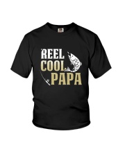 Reel Cool Papa Love Fishing T-Shirt Youth T-Shirt thumbnail