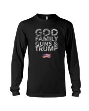 God Family Guns Trump T-Shirt Long Sleeve Tee thumbnail