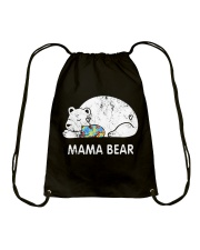 Mama Bear Autism Awareness T-Shirt Drawstring Bag thumbnail