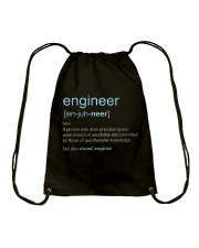 Engineer Definition T-shirt Drawstring Bag thumbnail