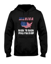 Merica Back To Back World War Shirt Hooded Sweatshirt thumbnail