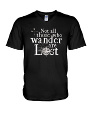 Not All Those Who Wander Are Lost Shirt V-Neck T-Shirt thumbnail