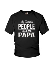 My favorite people call me papa Shirt Youth T-Shirt thumbnail