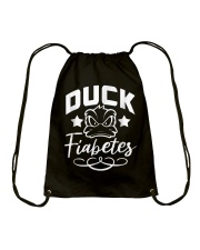 Duck Fiabetes type1 t1 Diabetes T Shirt Drawstring Bag thumbnail