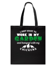 Work In My Garden And Hangout Shirt Tote Bag thumbnail