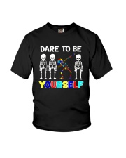 Sleketon Dabbing Autism Awareness Youth T-Shirt thumbnail