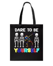 Sleketon Dabbing Autism Awareness Tote Bag thumbnail
