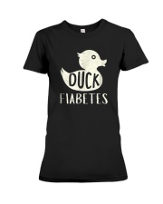 Funny Duck Diabetes Awareness Shirt Premium Fit Ladies Tee thumbnail