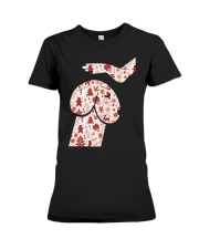 DOG LOVER - CHRISTMAS Premium Fit Ladies Tee tile