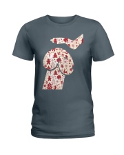 DOG LOVER - CHRISTMAS Ladies T-Shirt tile