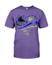 BACK THE BLUE HEART Premium Fit Mens Tee tile