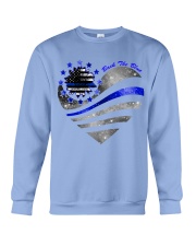 BACK THE BLUE HEART Crewneck Sweatshirt tile