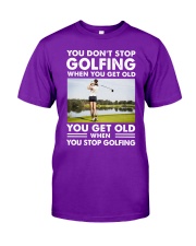 YOU DON'T STOP PLAYING WHEN YOU GET OLD Classic T-Shirt tile