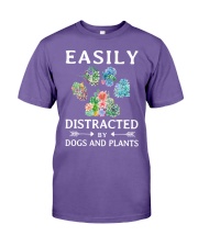 easily distracted by dogs and plants Premium Fit Mens Tee tile