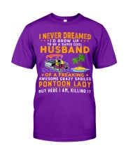 HUSBAND - PONTOON LADY Classic T-Shirt tile