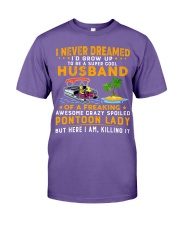 HUSBAND - PONTOON LADY Premium Fit Mens Tee tile