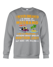 HUSBAND - PONTOON LADY Crewneck Sweatshirt tile
