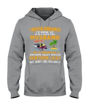 HUSBAND - PONTOON LADY Hooded Sweatshirt tile