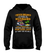 HUSBAND - PONTOON LADY Hooded Sweatshirt front