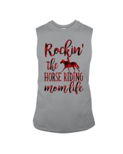 ROCKIN THE HORSE RIDING MOM LIFE Sleeveless Tee tile