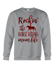 ROCKIN THE HORSE RIDING MOM LIFE Crewneck Sweatshirt tile