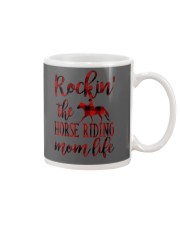 ROCKIN THE HORSE RIDING MOM LIFE Mug tile