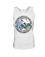 SWEAT DRIES BLOOD CLOTS BONES HEAL - GO CYCLING Unisex Tank tile